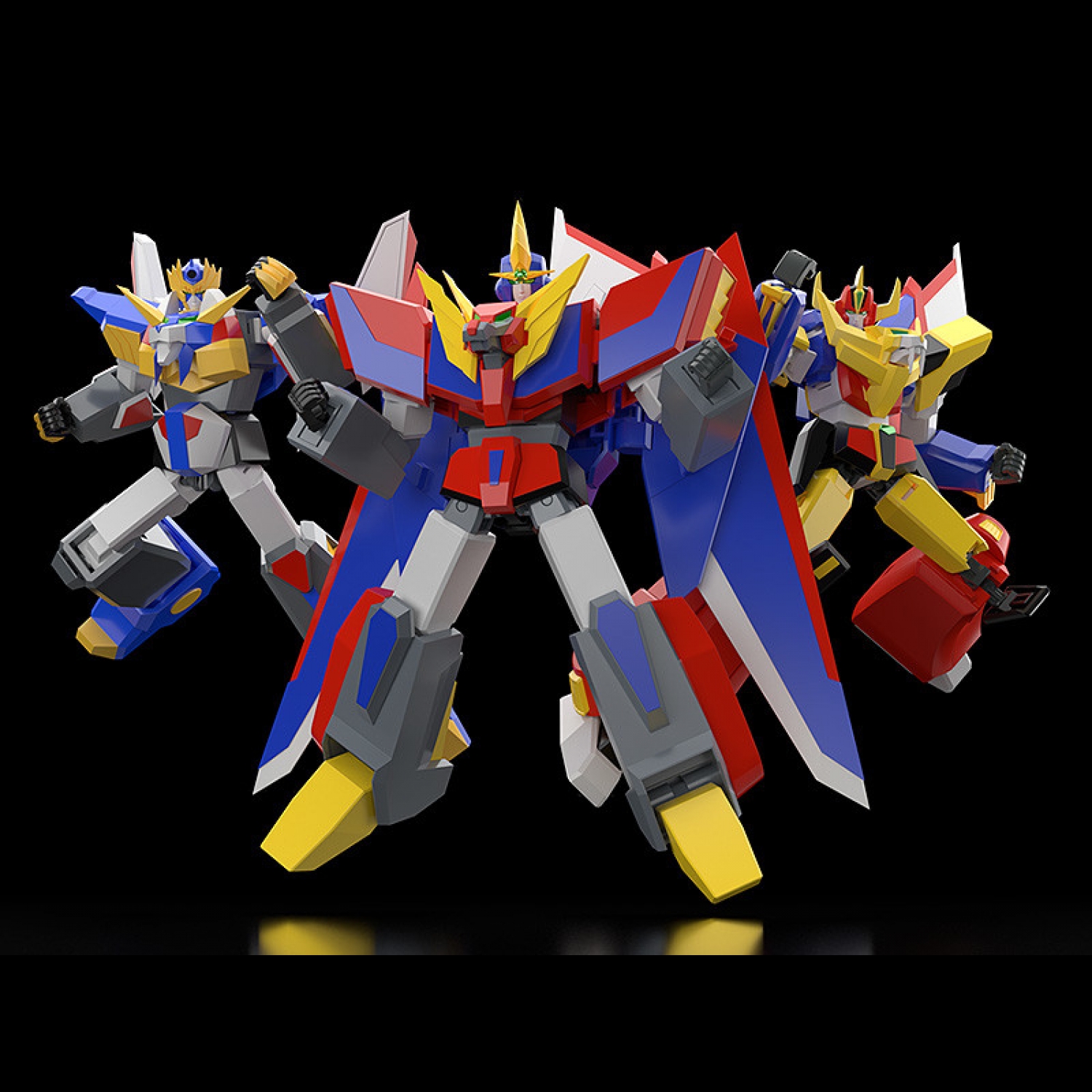 MODEROID Gambaruger 2nd re-run + Gekiryuger re-run + Revolger re-run (bundle)